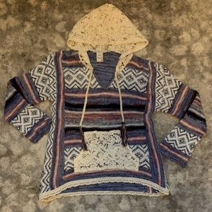 Boho lace hoodie